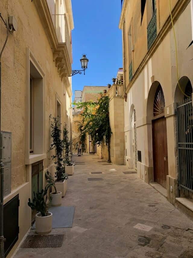 Cobblestoned Lecce Street