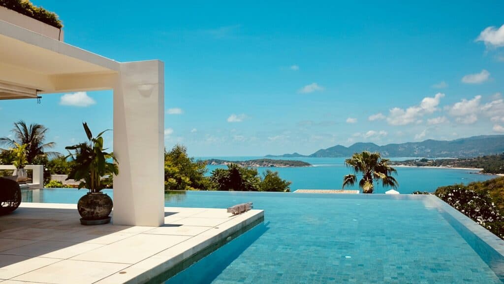 View of the Ocean from one of Koh Samui's Fifteen Best Luxury Resort Hotels